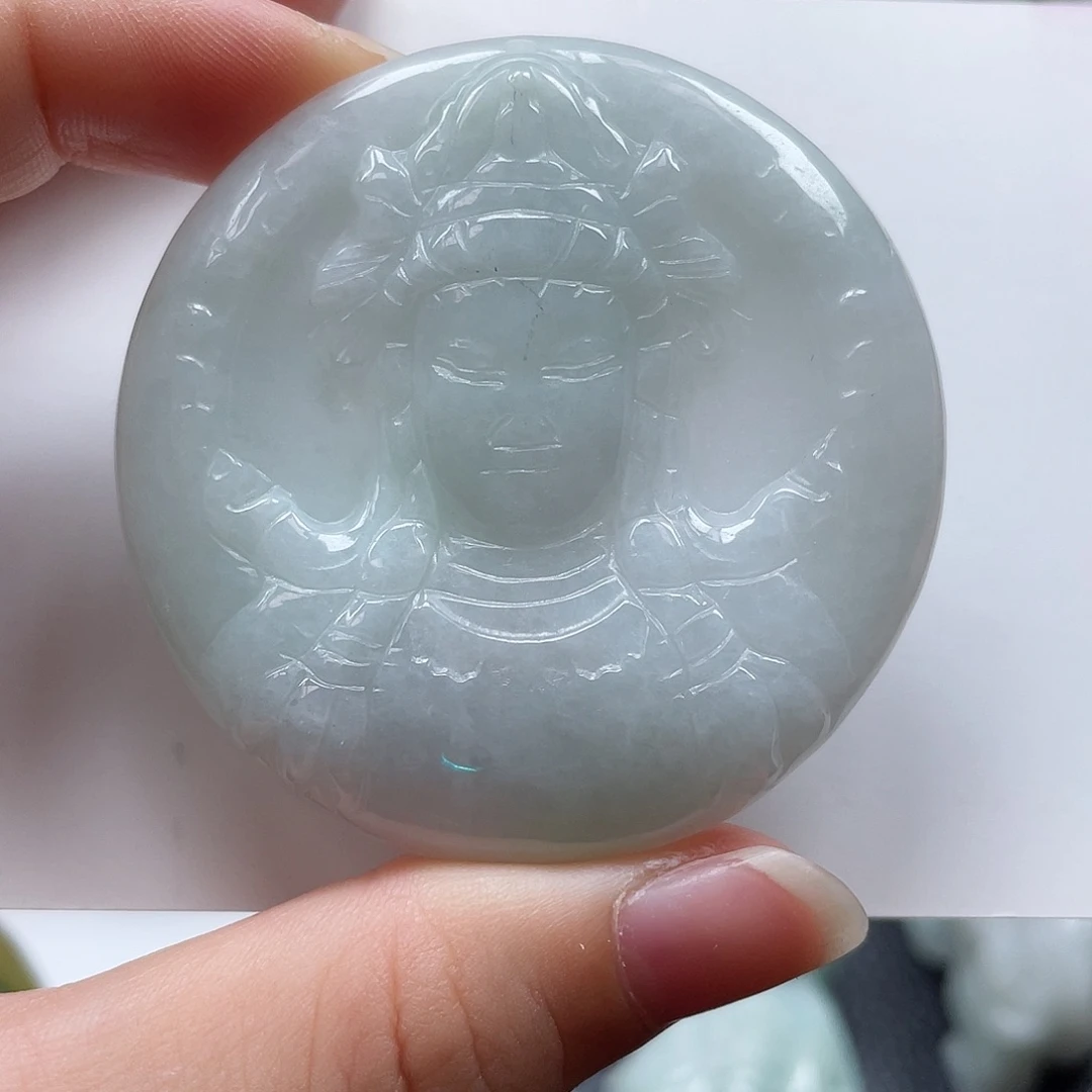 翡翠未镶嵌吊坠(不含链)翡翠