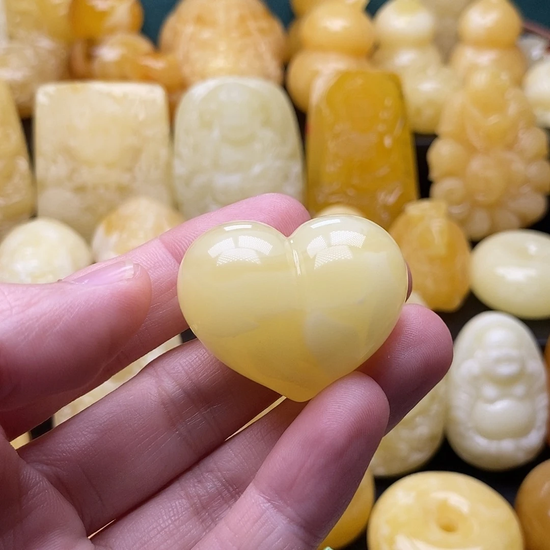 琥珀颈饰未镶嵌琥珀蜜蜡吊坠
