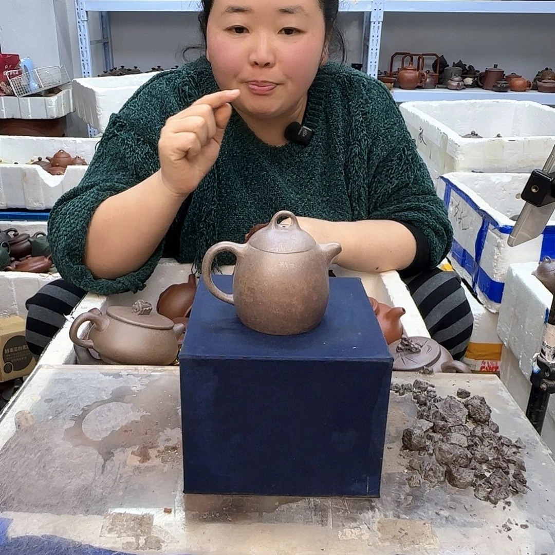 茶壶紫砂宜兴紫砂壶瑕疵处理