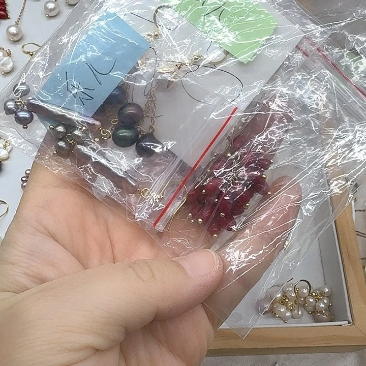 淡水珍珠发饰银S925镶嵌