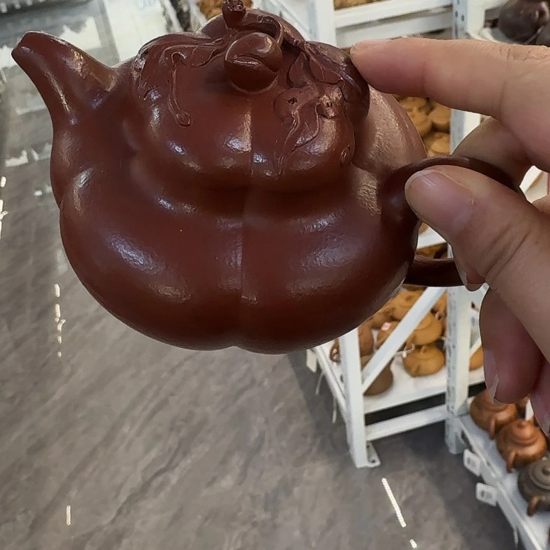 紫砂茶壶黄龙山原矿大红袍