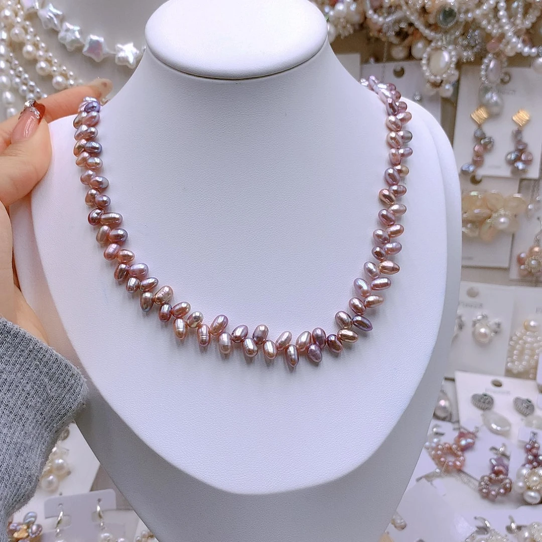 银S925镶嵌耳饰淡水珍珠