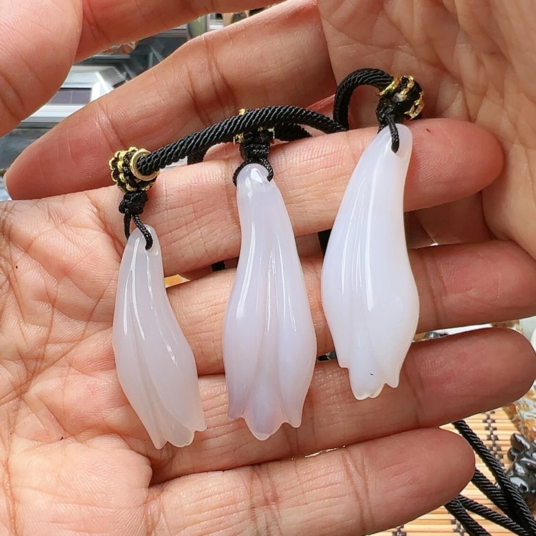 未镶嵌玛瑙/玉髓珠宝半成品随机3发一