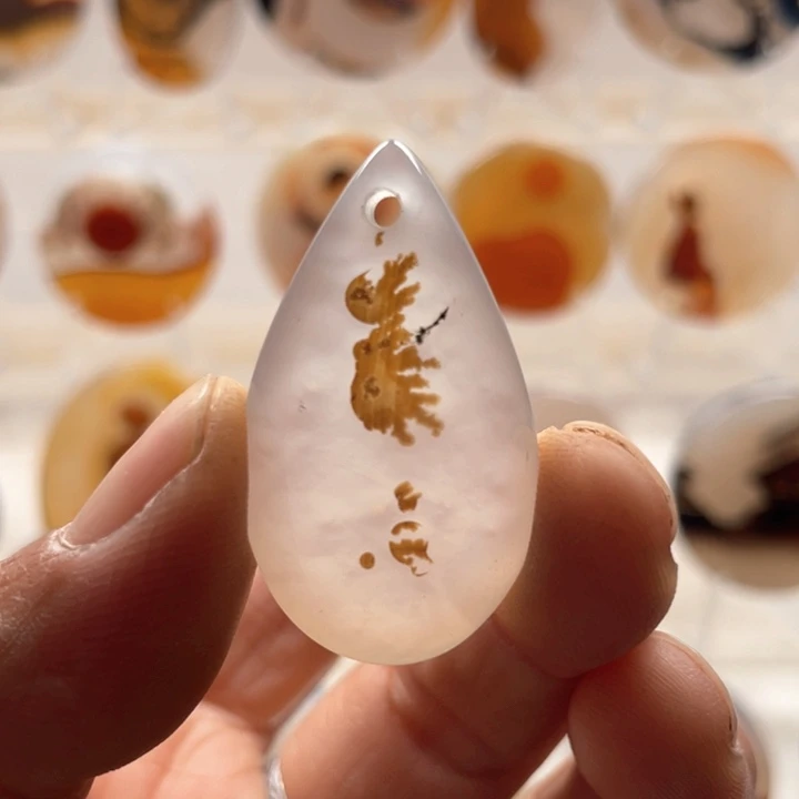 未镶嵌吊坠(不含链)玛瑙/玉髓