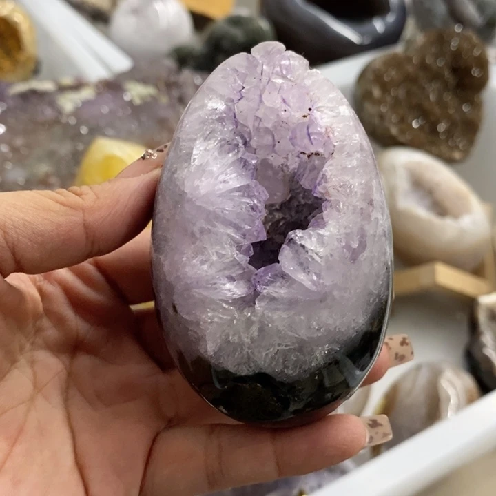 紫晶珠宝半成品未镶嵌45