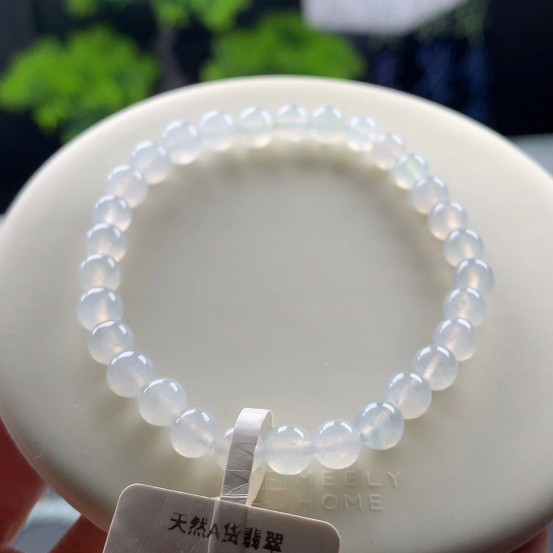 翡翠未镶嵌手链卡5.8