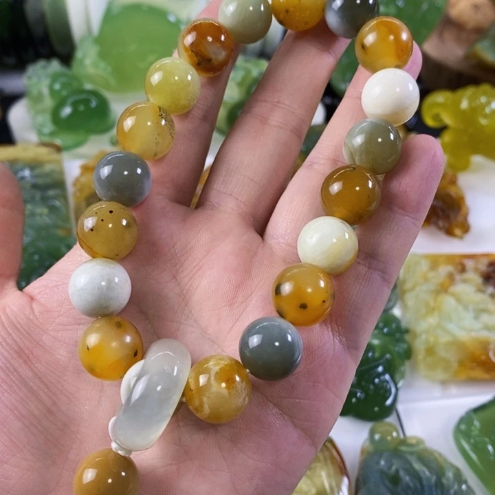 未镶嵌岫玉手持手持