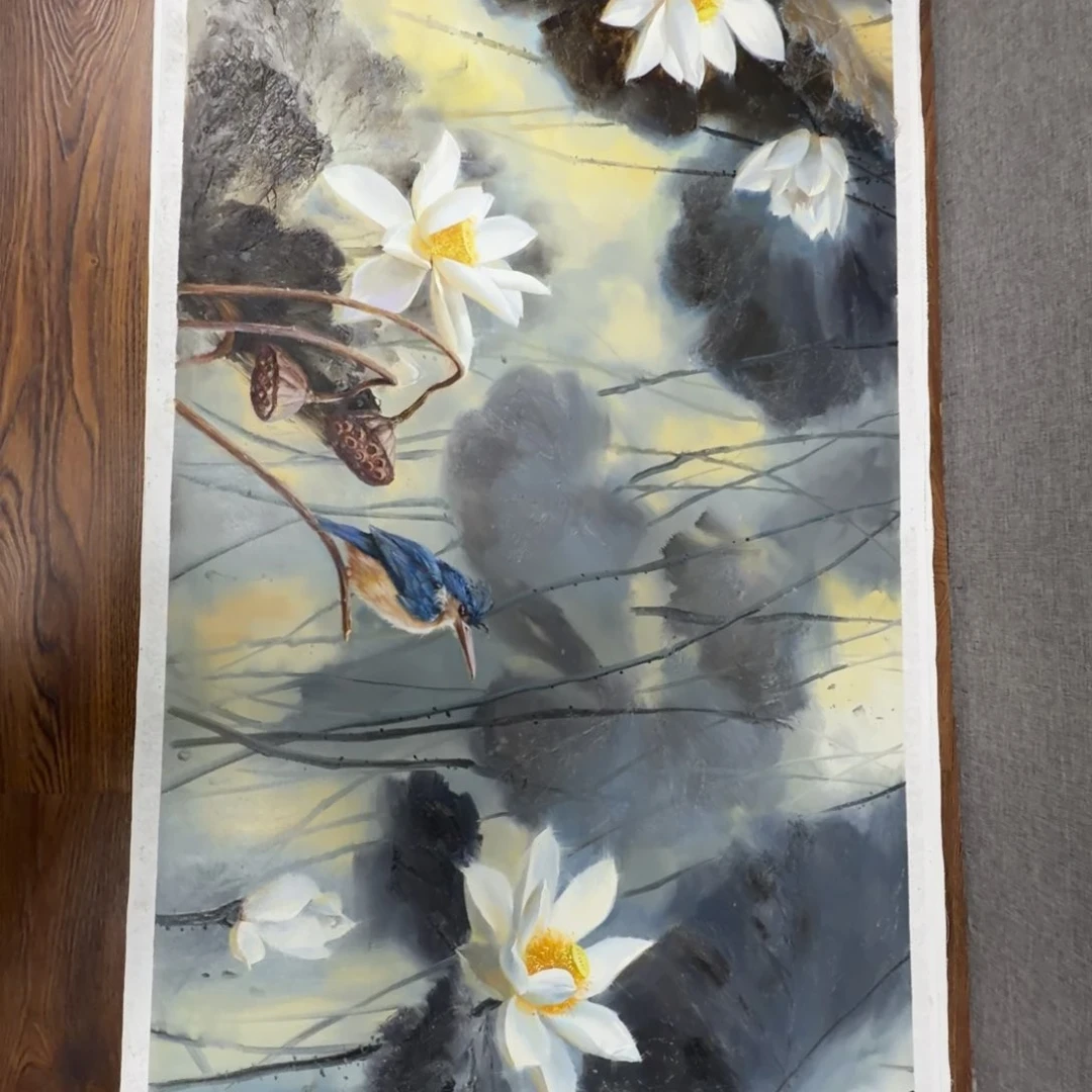 油画加油加油加油努力加油