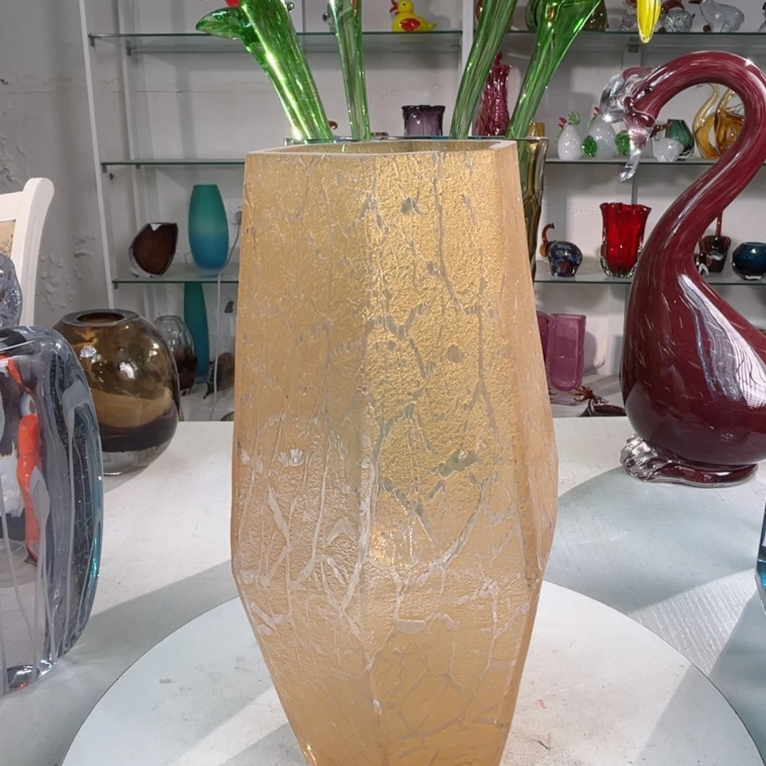 25 高轻奢琉璃花器福利正常手工痕迹