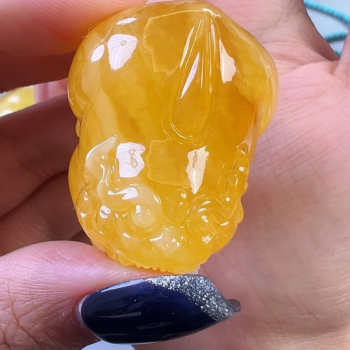 蜜蜡颈饰未镶嵌蜜蜡