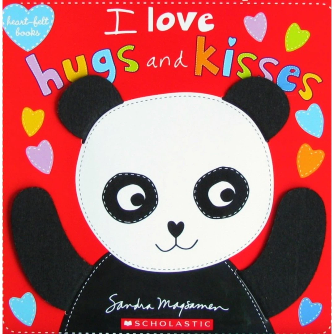 感受爱系列原版书英语绘本我爱拥抱和亲吻亲子共读Hugs