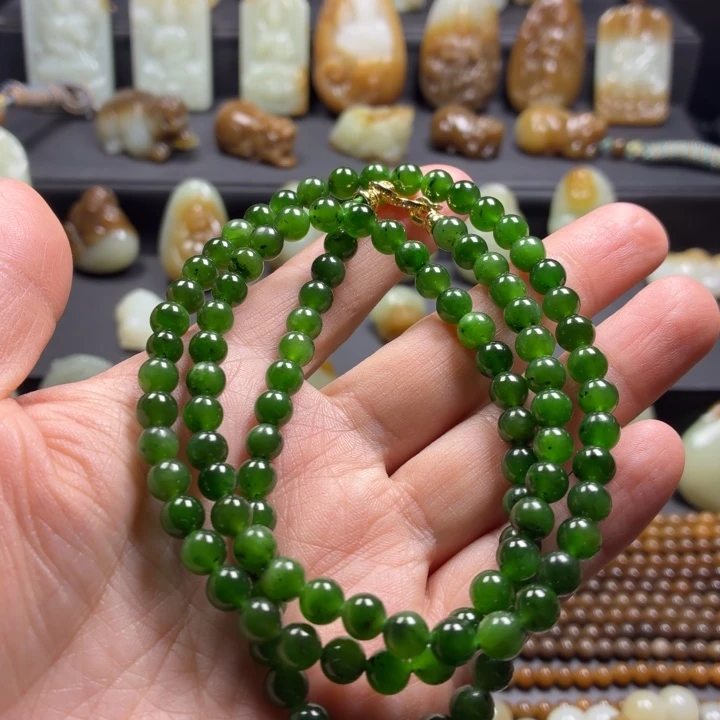 和田玉未镶嵌项链