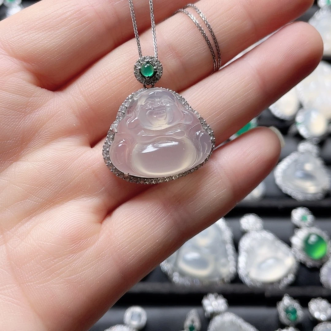 玛瑙/玉髓挂件银S925镶嵌恩**.