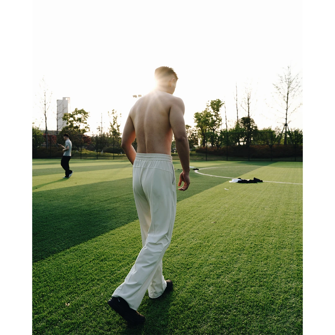 GTAL美式冰皮西裤lu感直筒百搭通勤薄款透气长裤纯色凉感休闲裤