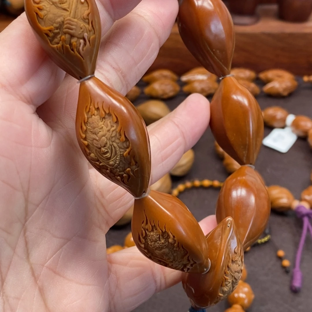 怒目金刚橄榄核手串