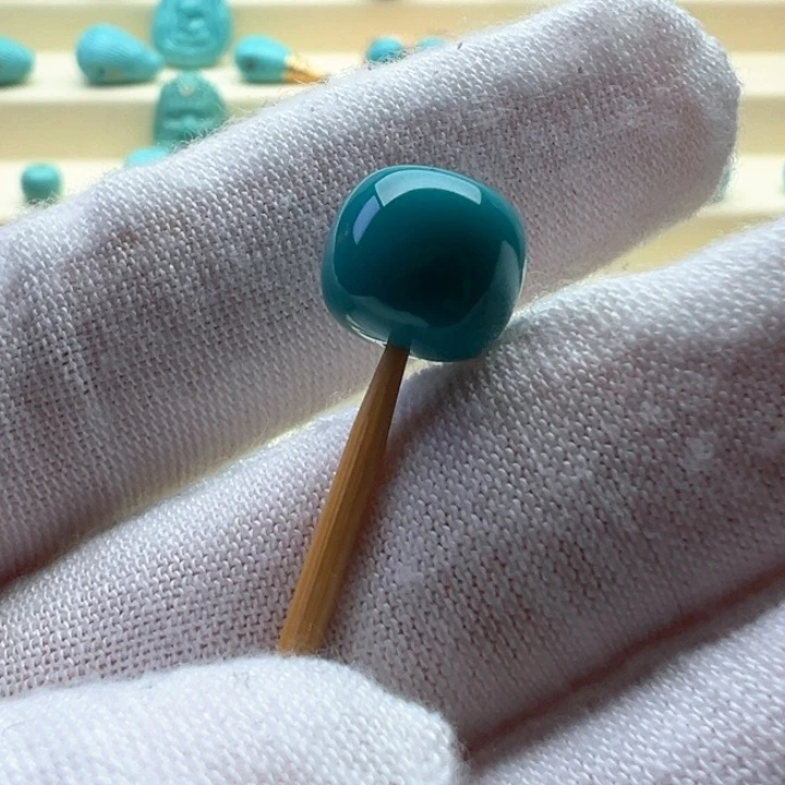 绿松石珠宝奇石未镶嵌9.8