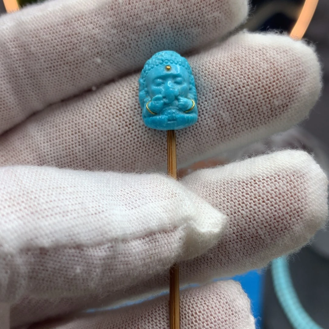 绿松石挂件未镶嵌