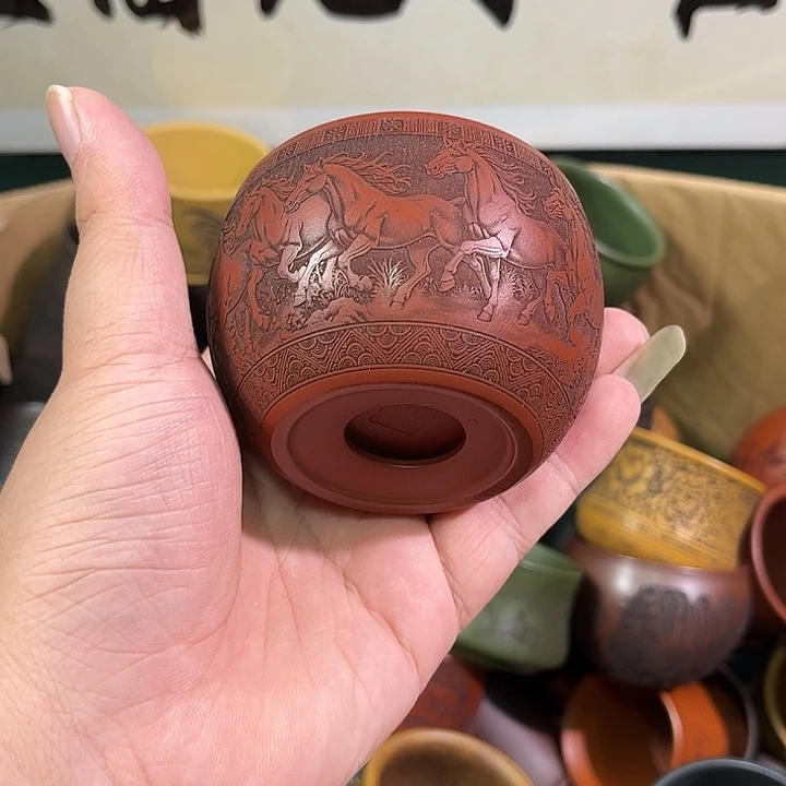 茶杯紫砂全手工紫砂主人杯