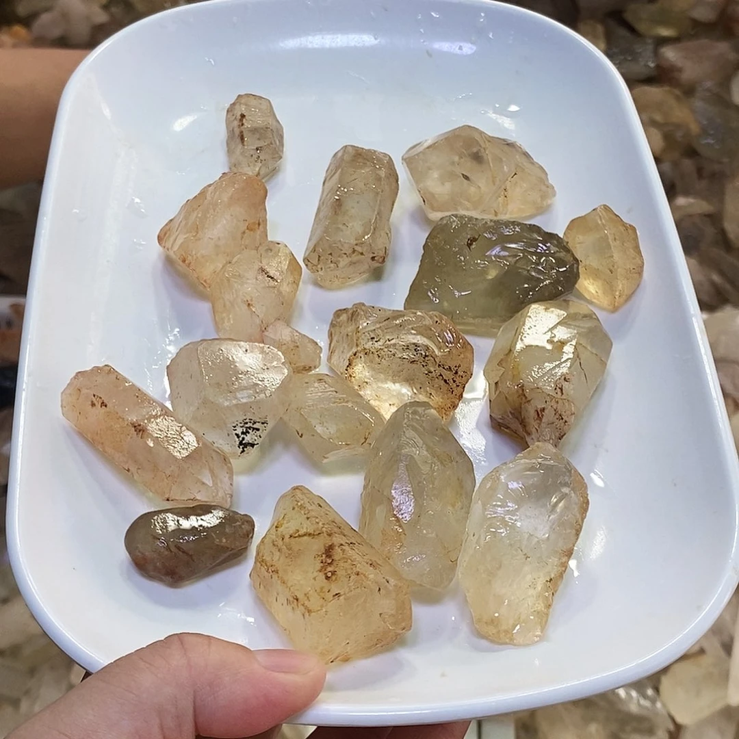 水晶珠宝半成品未镶嵌冰**梨