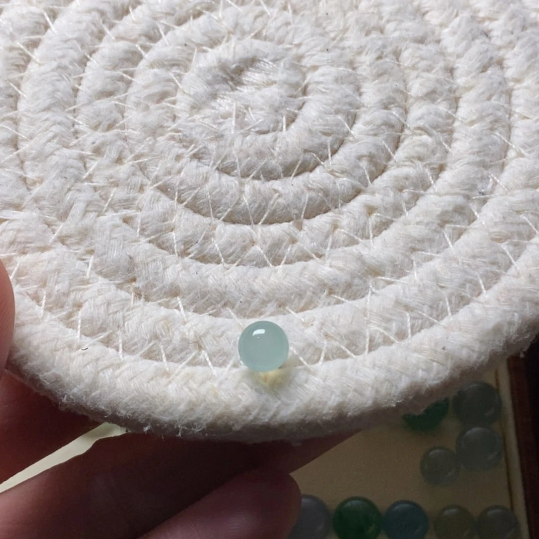 散珠翡翠6.6天然翡翠A货散珠