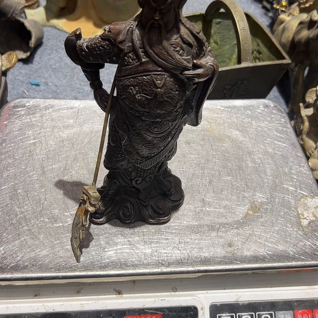 洗****康微瑕疵黄铜摆件工艺品