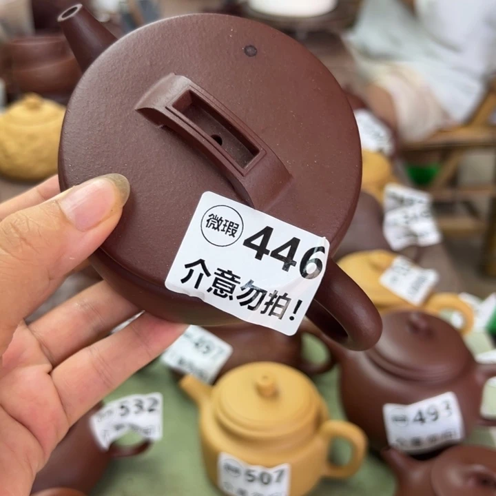 茶壶紫砂紫泥大瑕疵160