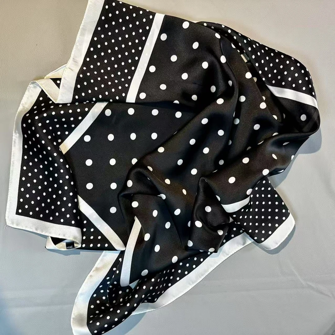 100新款百搭杭州丝绸丝巾70*70c-4051