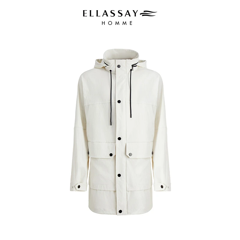 【秀场同款】ELLASSAY歌力思男装CORDURA尼龙面料风衣EME363F00700