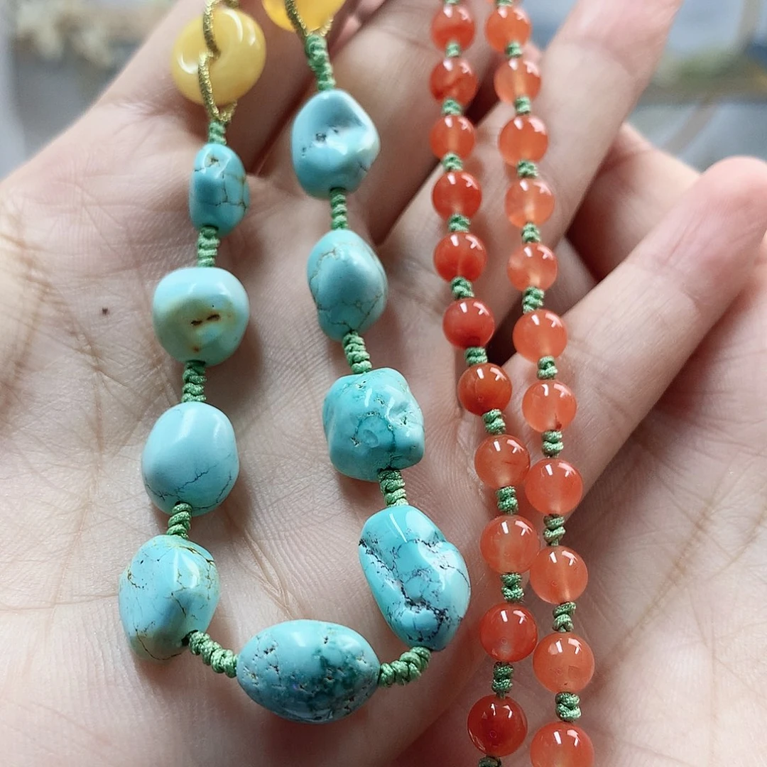 未镶嵌绿松石珠宝奇石