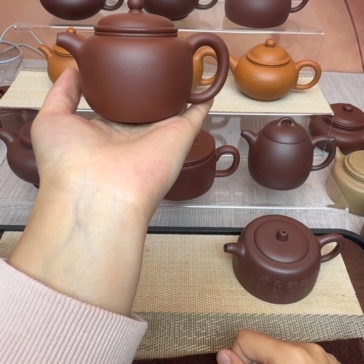 下***天紫砂茶壶匏尊140cc