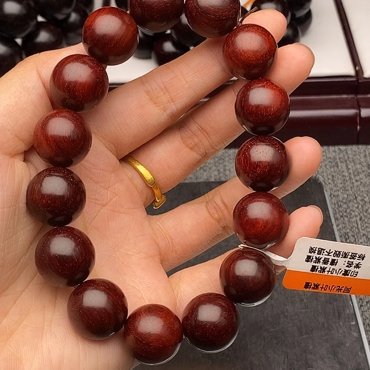 小叶紫檀手串/手链1.5原汁原味高油密老料