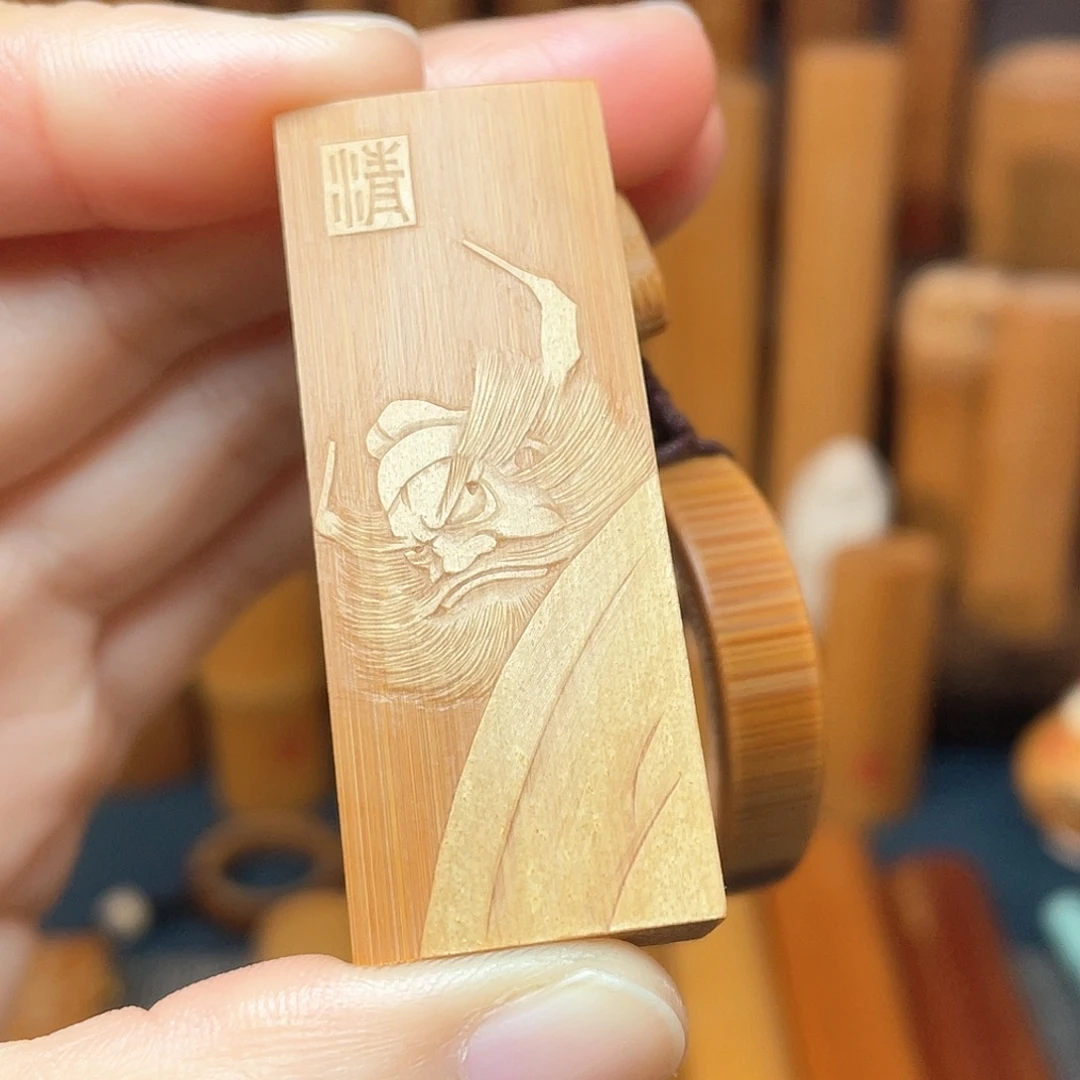 竹手工雕刻留青竹刻