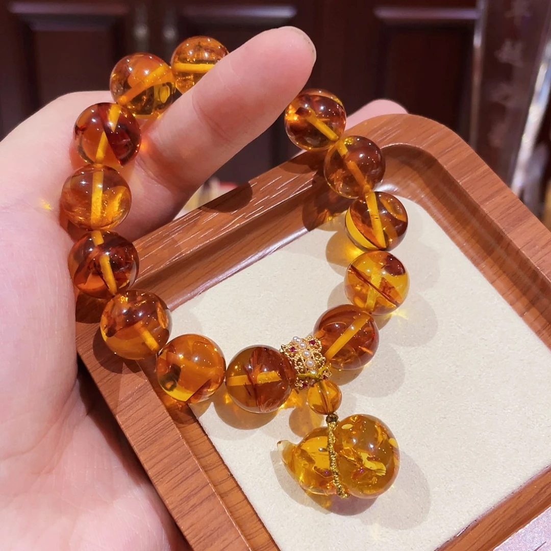 蜜蜡未镶嵌手链手串