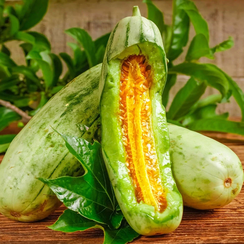 山东羊角蜜甜瓜头茬现摘现发甜脆爽口新鲜应季3/5斤装