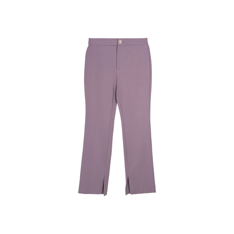 【小余专属】她翼春季休闲裤高腰休闲百搭女士开叉纯色DH7204333115