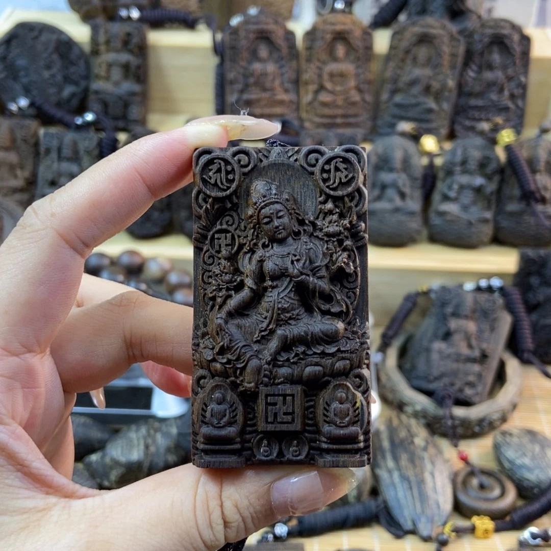 木?***越南芽庄黄奇楠吊坠