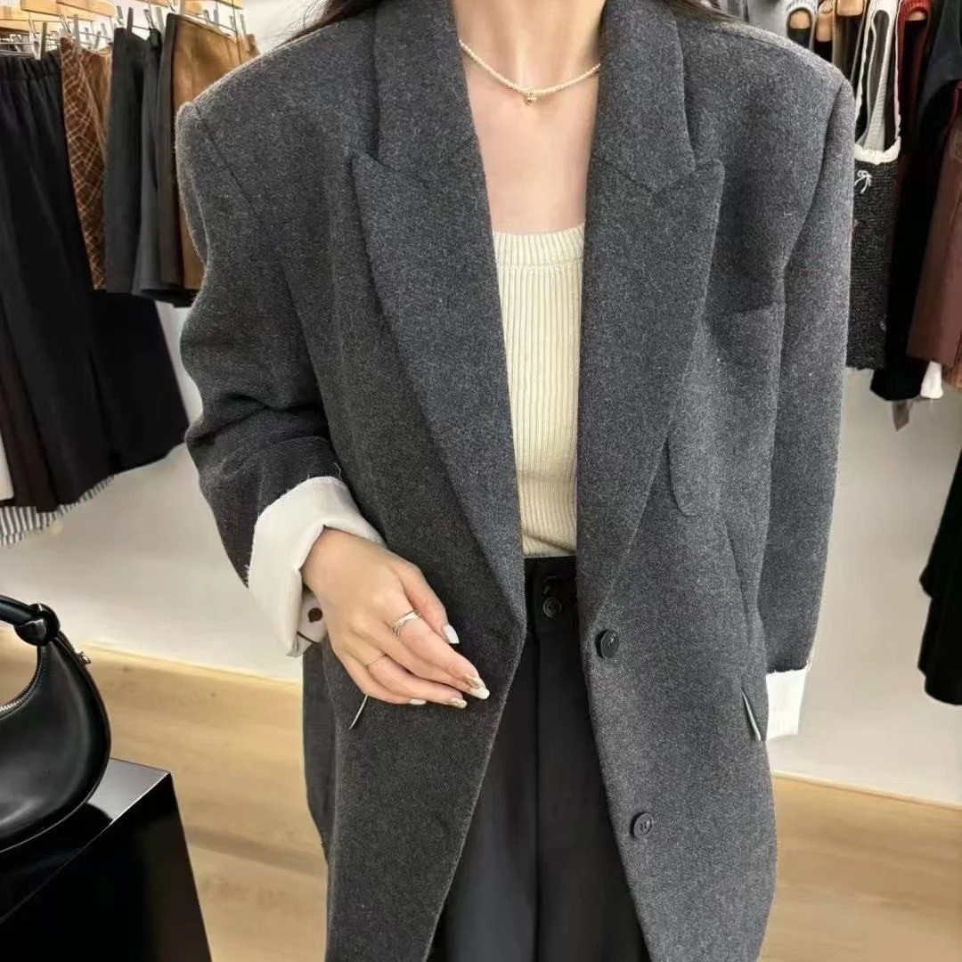秋冬款时尚西装外套气质网红休闲简约（主图以直播间实物为主）