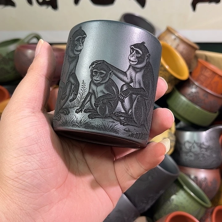 茶杯紫砂全手工紫砂主人杯
