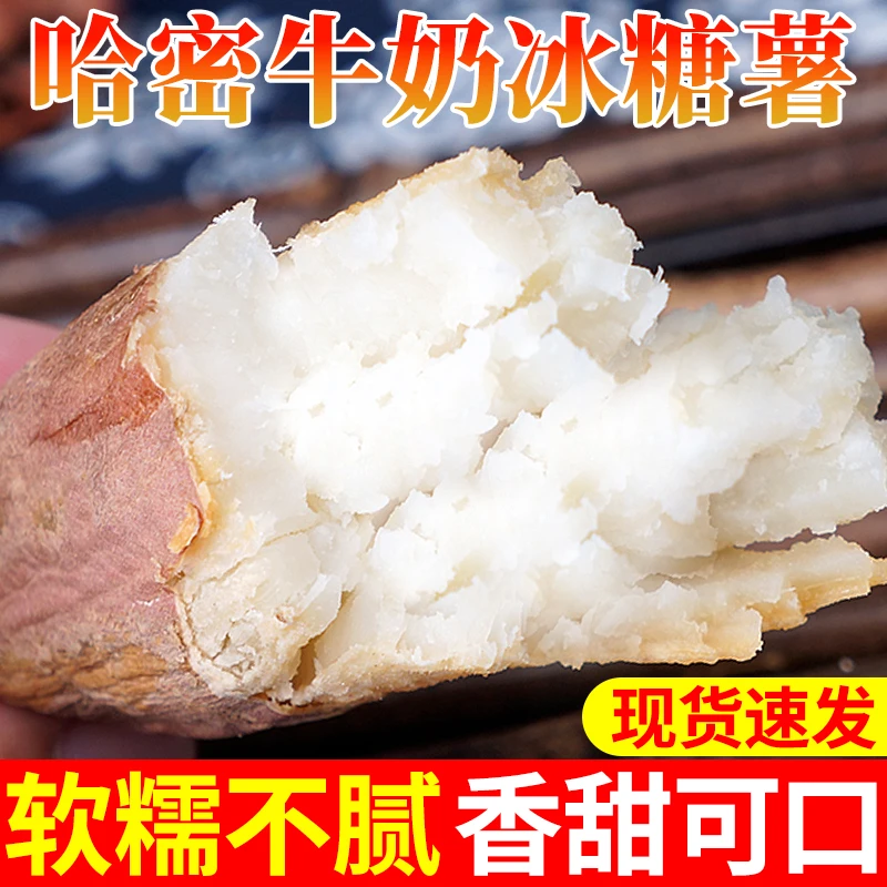 沙土地哈密冰糖薯3斤山东白心哈密沙地糖心蜜薯红薯山芋番薯地瓜