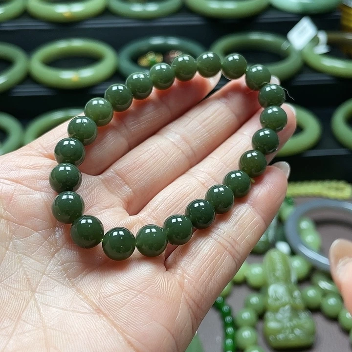 和田玉未镶嵌手链