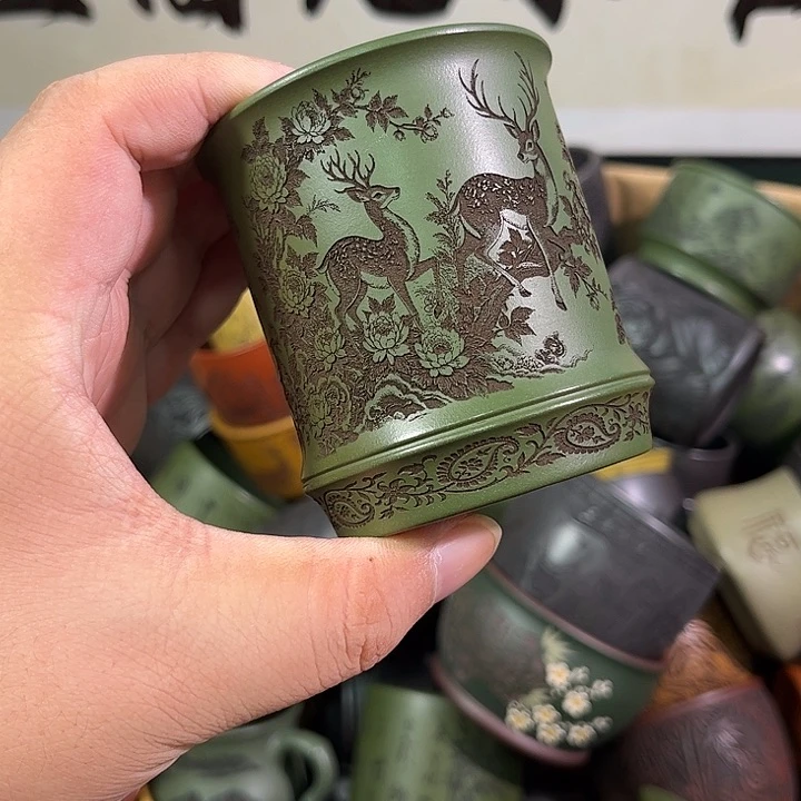 茶杯紫砂全手工紫砂主人杯