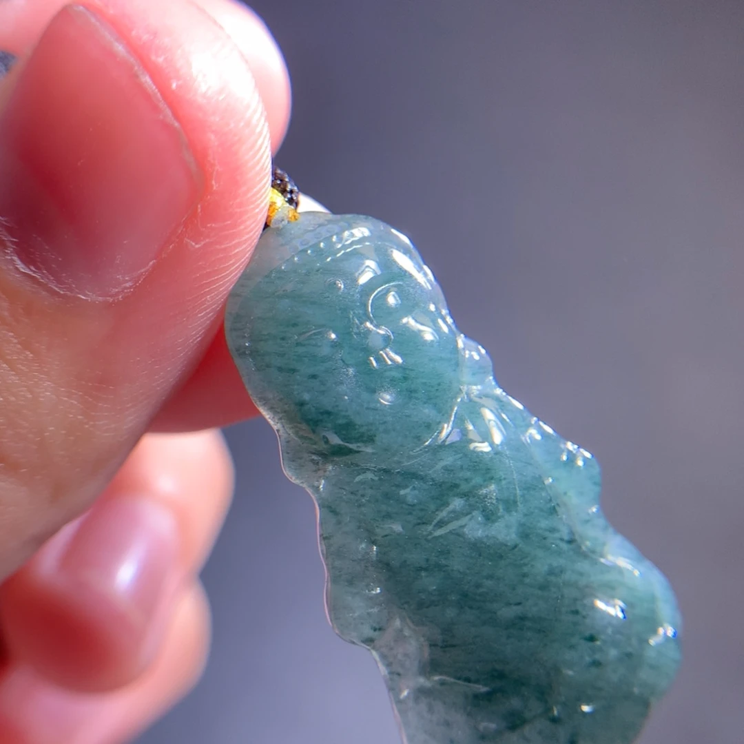 翡翠未镶嵌颈饰天然A货翡翠
