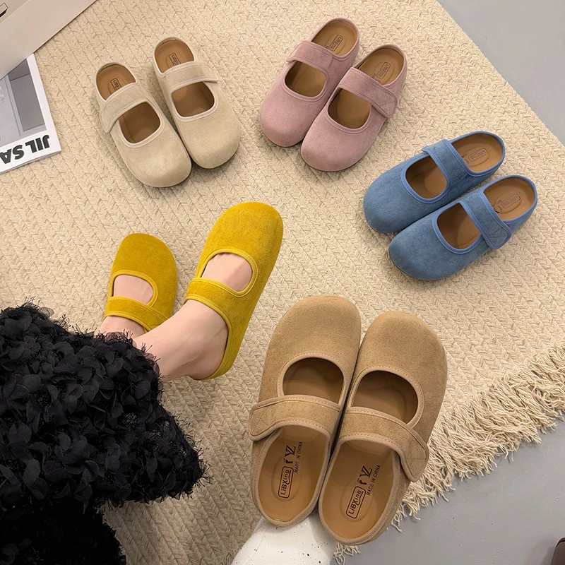 勃肯鞋包头拖鞋2025春夏新款厚底一字扣休闲慵懒一脚蹬懒人鞋