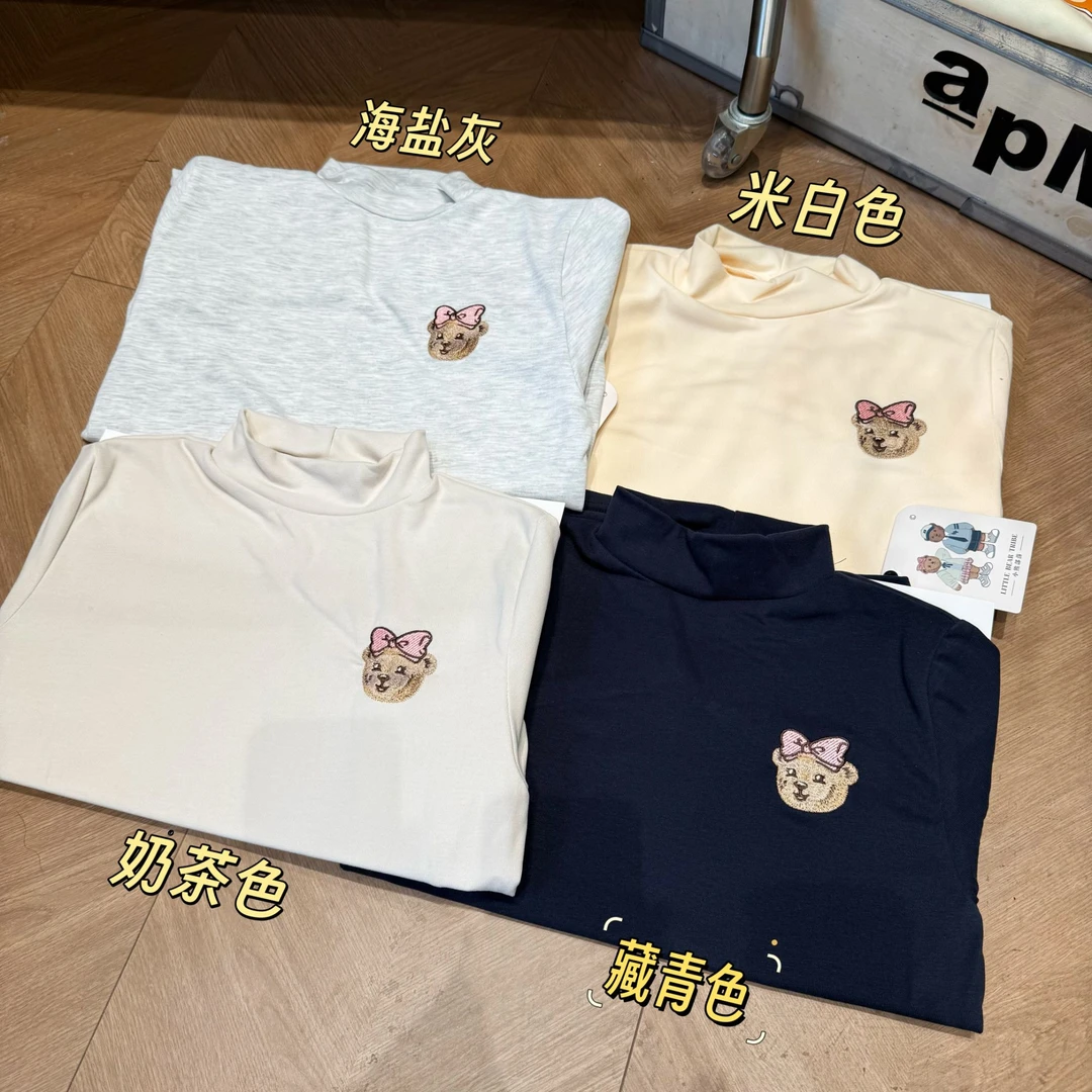 打底T恤系列 小熊部落全刺绣 6123