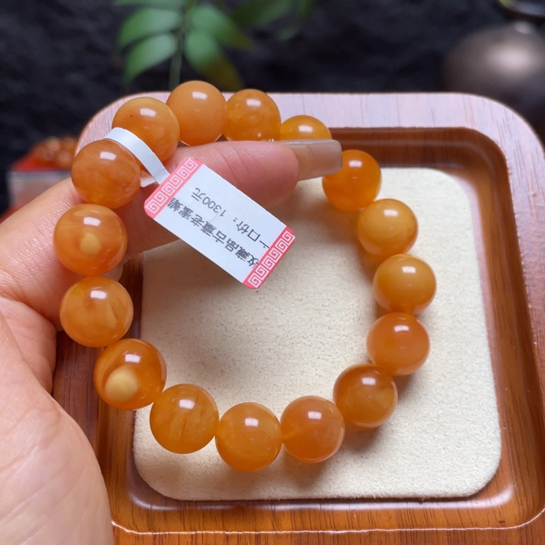 未镶嵌蜜蜡手链手串