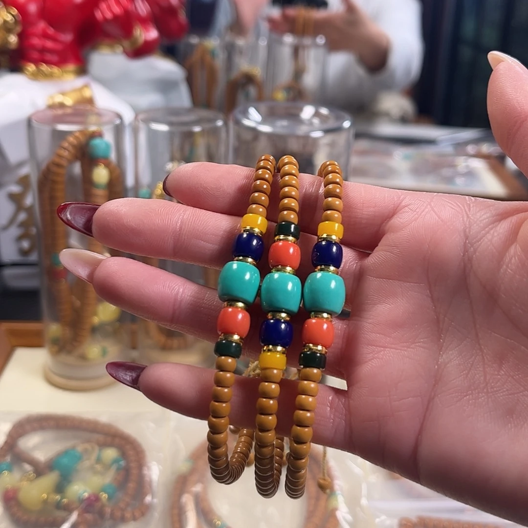 橄榄核手串/手链5.0手持满