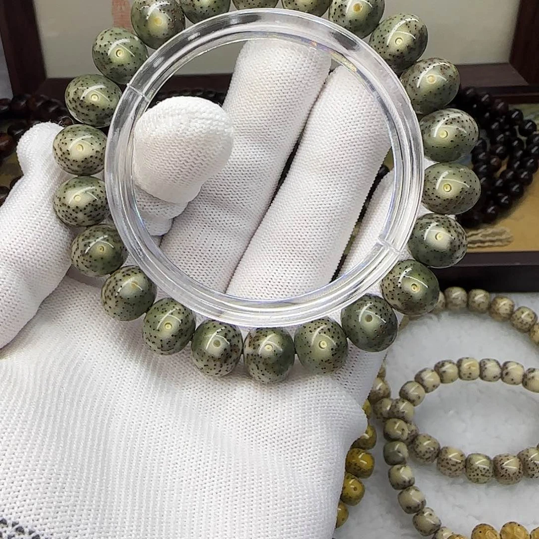 星月菩提手串卡12苹果珠针尖星