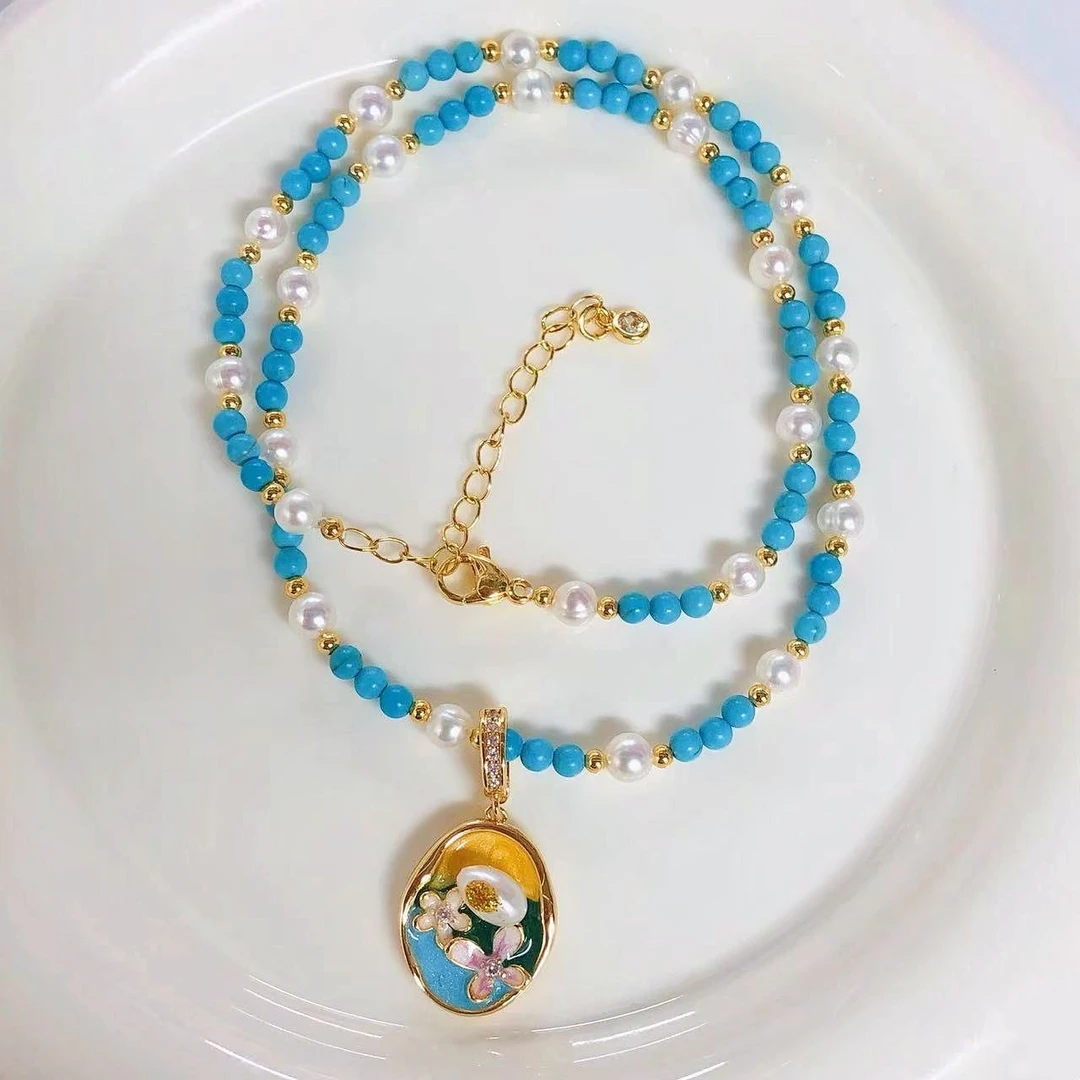 天然淡水珍珠项链   XL3239