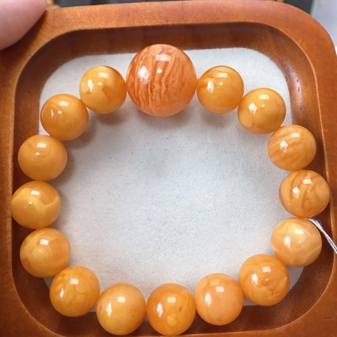 蜜蜡未镶嵌手串蜜蜡