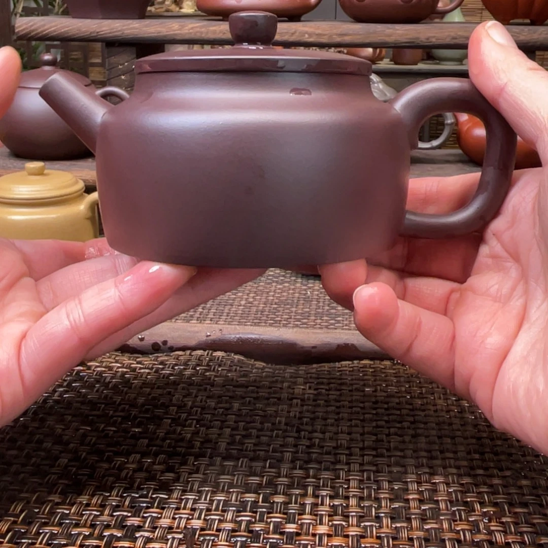 紫砂茶壶宜兴原矿紫砂手工制220全